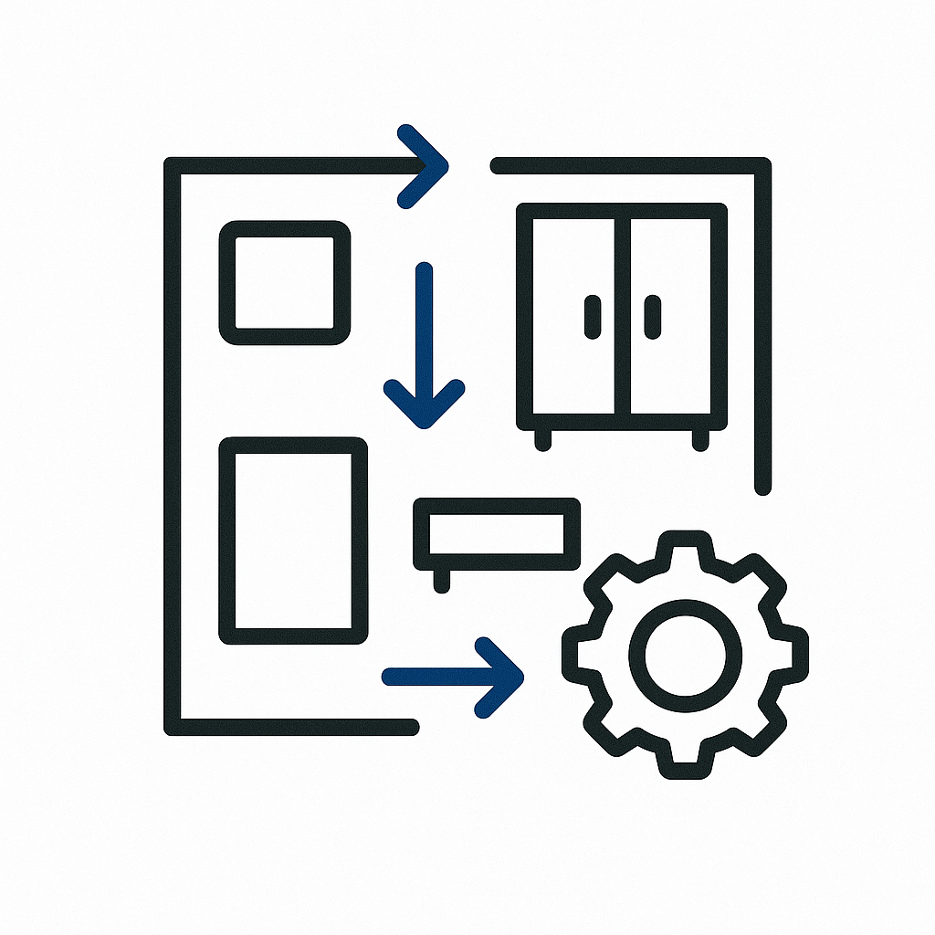 Optimizacion del espacio y funcionalidad​